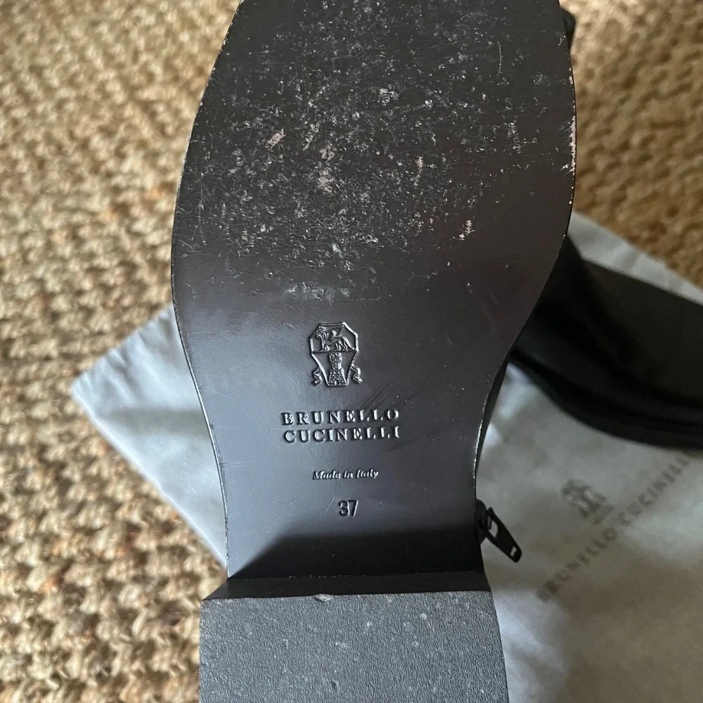 Brunello Cucinelli Women’s Leather Boots - Picture 6 of 7